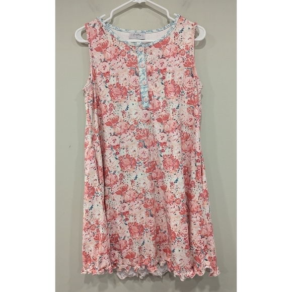 SweetHoney Floral Sleep Lounge Gown Size Medium - Picture 1 of 6